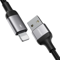 JOYROOM 6956116769246 Kabel przewód iPhone USB - Lightning do szybkiego ładowania A10 Series 2.4A 3m czarny
