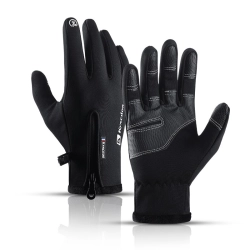 HURTEL 5907769307676 Sportowe rękawiczki dotykowe do telefonu zimowe Outdoor roz. L czarne