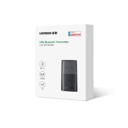 UGREEN 6957303819287 Adapter transmiter Bluetooth do słuchawek Playstation Nintendo Switch czarny