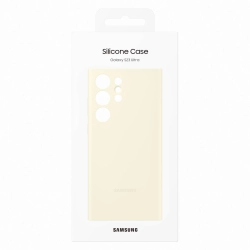 SAMSUNG 8806094770575 Etui silikonowy pokrowiec Samsung Galaxy S23 Ultra Silicone Cover cotton