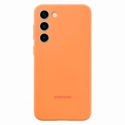 SAMSUNG 8806094770629 Etui silikonowy pokrowiec Samsung Galaxy S23+ Silicone Cover pomarańczowe