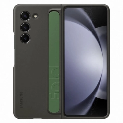 SAMSUNG 8806095062617 Etui silikonowe do Samsung Galaxy Z Fold 5 z podstawką i paskiem czarny