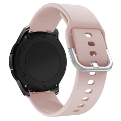 HURTEL 9145576259382 Uniwersalny silikonowy pasek do smartwatcha Silicone Strap TYS szer. 22mm różowy