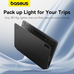 BASEUS 6932172635473 Etui z klawiaturą do iPad 10.9'' 2022 10 gen. + kabel USB-C Brilliance Series czarne