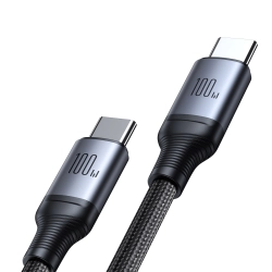 JOYROOM 6941237100764 2w1 Kabel przewód Speedy Series USB-C - 2x USB-C 1.5m czarny