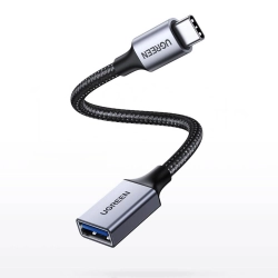 UGREEN 6941876222285 Adapter przejściówka kabla USB-C na USB-A 5Gb/s 15cm czarny