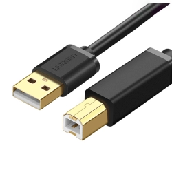 UGREEN 6957303813728 Kabel przewód do drukarki USB-A - USB-B 5Gb/s 2m czarny