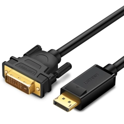 UGREEN 6957303812219 Kabel przewód DisplayPort - DVI 2m pozłacane wtyki czarny