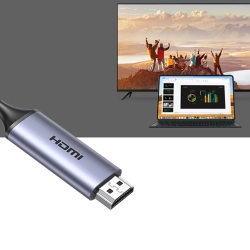 UGREEN 6957303894512 Kabel przewód przejściówka USB-C - HDMI 2.1 8K 60Hz 1.5m szary