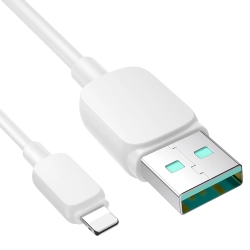 JOYROOM 6956116748166 Kabel przewód do iPhone Lightning - USB 2.4A 1,2m biały