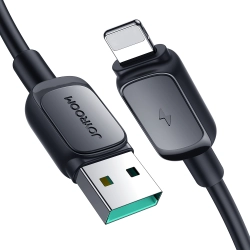 JOYROOM 6956116748159 Kabel przewód do iPhone Lightning - USB 2.4A 1,2m czarny