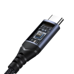 JOYROOM 6956116773854 Przejściówka adapter DAC USB-C do mini jack 3.5mm czarny