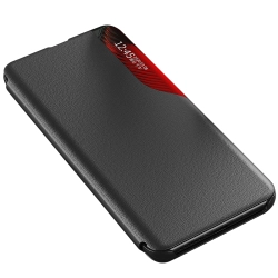 HURTEL 9145576275788 Etui pokrowiec z klapką i podstawką do Xiaomi Redmi Note 12 Pro / Poco X5 Pro 5G Eco Leather czarne