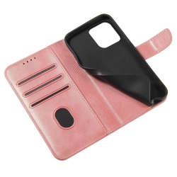 HURTEL 9145576277119 Pokrowiec etui z klapką i portfelem do Xiaomi Redmi Note 12 Magnet Case różowe