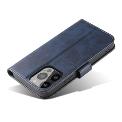 HURTEL 9145576277072 Pokrowiec etui z klapką i portfelem do Xiaomi Redmi Note 12 5G / Poco X5 5G Magnet Case niebieskie