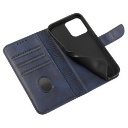 HURTEL 9145576277041 Pokrowiec etui z klapką i portfelem do Xiaomi Redmi Note 12 Pro / Poco X5 Pro 5G Magnet Case niebieskie