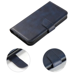 HURTEL 9145576277010 Pokrowiec etui z klapką i portfelem do Xiaomi Redmi Note 12 Pro+ Magnet Case niebieskie