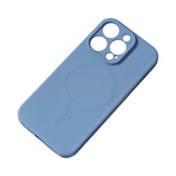 HURTEL 9145576279885 Silikonowe etui z MagSafe do iPhone 15 Pro Silicone Case granatowe