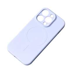 HURTEL 9145576279830 Silikonowe etui z MagSafe do iPhone 15 Plus Silicone Case niebieskie