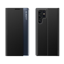 HURTEL 9145576284360 Etui pokrowiec do Samsung S24 Ultra z magnetyczą klapką New Sleep View Case czarne