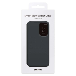 SAMSUNG 8806095225975 Oryginalne etui pokrowiec do Samsung Galaxy S23 FE kieszeń na kartę Smart View Wallet czarne