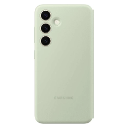 SAMSUNG 8806095354675 Oryginalne etui pokrowiec do Samsung Galaxy S24 kieszeń na kartę Smart View Wallet jasnozielone