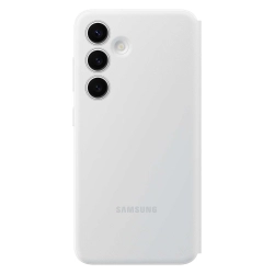 SAMSUNG 8806095354651 Oryginalne etui pokrowiec do Samsung Galaxy S24 kieszeń na kartę Smart View Wallet białe