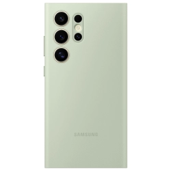 SAMSUNG 8806095354699 Oryginalne etui pokrowiec do Samsung Galaxy S24 Ultra kieszeń na kartę Smart View Wallet jasnozielone