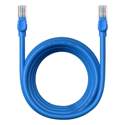 BASEUS 6932172637118 Kabel przewód sieciowy Ethernet Cat 6 RJ-45 1000Mb/s skrętka 5m niebieski