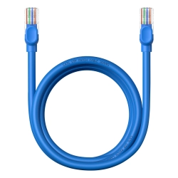 BASEUS 6932172637132 Kabel przewód sieciowy Ethernet Cat 6 RJ-45 1000Mb/s skrętka 2m niebieski