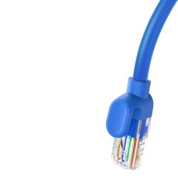 BASEUS 6932172637149 Kabel przewód sieciowy Ethernet Cat 6 RJ-45 1000Mb/s skrętka 1m niebieski