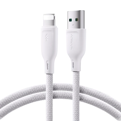 JOYROOM 6941237110534 Kabel przewód do iPhone USB-A - Lightning 3A Multi-Color Series 1m biały