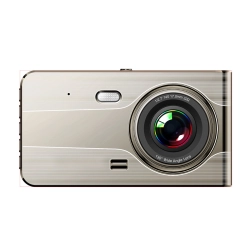 HURTEL 5907769308598 Wideorejestrator samochodowy Full HD G-sensor LCD z kamerą cofania beżowy