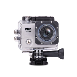 HURTEL 5907769308581 Kamera sportowa 1080P Full HD Wi-Fi 12Mpx wodoodporna szerokokątna + akcesoria biała