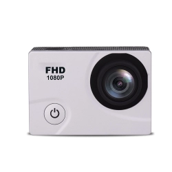 HURTEL 5907769308581 Kamera sportowa 1080P Full HD Wi-Fi 12Mpx wodoodporna szerokokątna + akcesoria biała