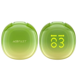 ACEFAST 6974316282556 Słuchawki bezprzewodowe T9 Bluetooth 5.3 douszne USB-C zielone