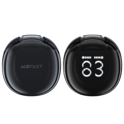 ACEFAST 6974316282570 Słuchawki bezprzewodowe T9 Bluetooth 5.3 douszne USB-C czarne