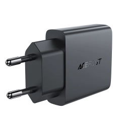 ACEFAST 6974316282709 Mała płaska ładowarka sieciowa GaN PD 30W USB-A USB-C czarna