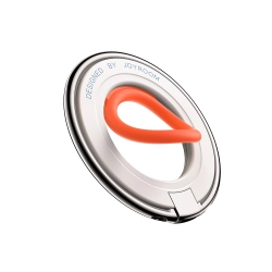 JOYROOM 6941237121073 Magnetyczny uchwyt na telefon MagSafe ring na palec pomarańczowy