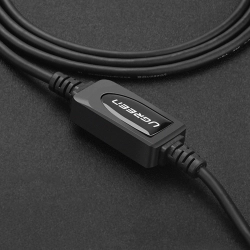UGREEN 6957303813742 Kabel przewód do drukarki skanera USB-B - USB-A 2.0 10m czarny
