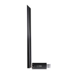 BASEUS 6932172651008 Zewnętrzna karta sieciowa USB WiFi 2,4GHz 300Mb/s z anteną 6dBi czarna
