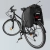 Duża torba rowerowa na bagażnik 35l + pokrowiec przeciwdeszczowy czarny  WOZINSKY 5907769300615
