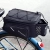 Torba rowerowa na bagażnik z paskiem na ramię 9l pokrowiec przeciwdeszczowy czarny WOZINSKY 5907769300646