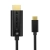 Kabel przewód USB Typ C - HDMI 4K 30Hz 3m czarny  CHOETECH 6971824973044