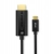 Kabel adapter przejściówka z USB Typ C - HDMI 2.0 4K 60Hz 1,8m czarny  CHOETECH 6971824972344