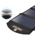 Ładowarka solarna słoneczna USB składana 19W 2xUSB czarna  CHOETECH 6971824970470