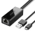 Zewnętrzna karta sieciowa LAN micro USB 100Mbps do Chromecast 1m czarny  UGREEN 6957303839858