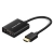 Przejściówka adapter HDMI - VGA + kabel USB - micro USB 1m czarny UGREEN 6957303842339