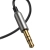 BA01 odbiornik dźwięku Bluetooth 5.0 kabel adapter audio AUX jack czarny  BASEUS 6953156290488
