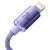 Kabel przewód do szybkiego ładowania i transferu danych USB-C Iphone Lightning 20W 2m fioletowy  BASEUS 6932172602796